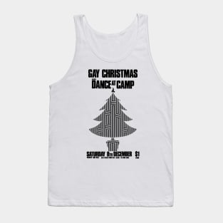 Gay Christmas Disco Dance At Camp (Vintage Australian Poster) Tank Top